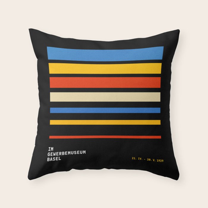 Stripes | Bauhaus V Throw Pillow Gallery Image 6