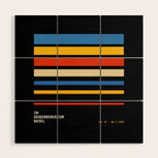 Stripes | Bauhaus V Wood Wall Art Gallery Image 1