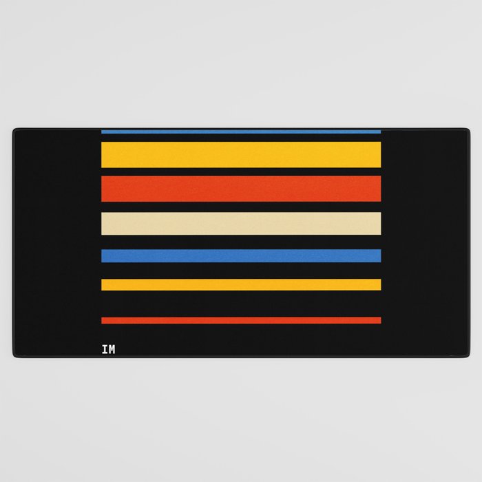 Stripes | Bauhaus V Desk Mat Gallery Image 3