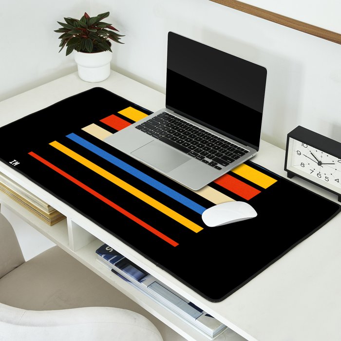 Stripes | Bauhaus V Desk Mat Gallery Image 2