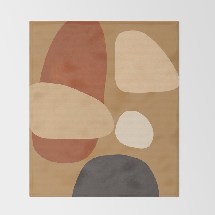 Abstract Minimal Art 3 Throw Blanket Gallery Image 2