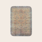 Kashan Floral Persian Carpet Print Bath Mat Gallery Image 1