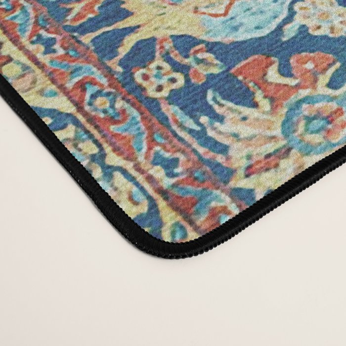 Kashan Floral Persian Carpet Print Desk Mat Gallery Image 4