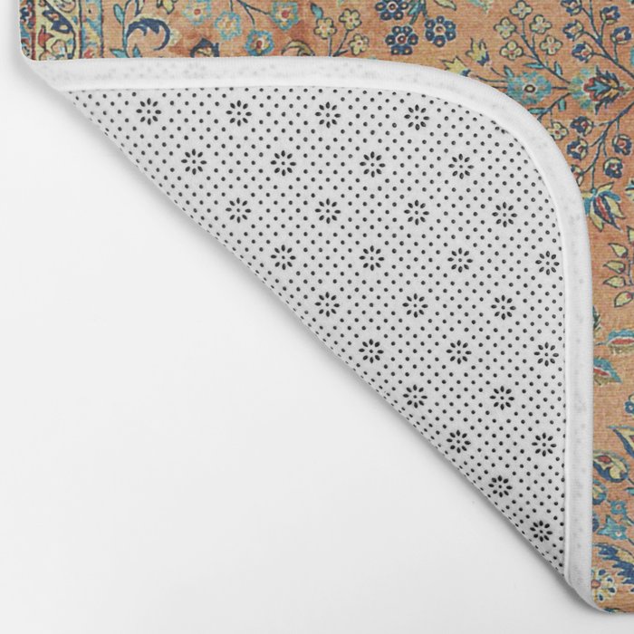 Kashan Floral Persian Carpet Print Bath Mat Gallery Image 2