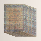 Kashan Floral Persian Carpet Print Wrapping Paper Gallery Image 3