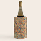 Kashan Floral Persian Carpet Print Wine Chiller Gallery Image 1