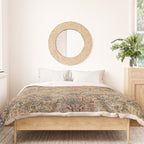 Kashan Floral Persian Carpet Print Duvet Cover Gallery Image 3