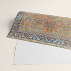 Kashan Floral Persian Carpet Print Wrapping Paper Gallery Image 2