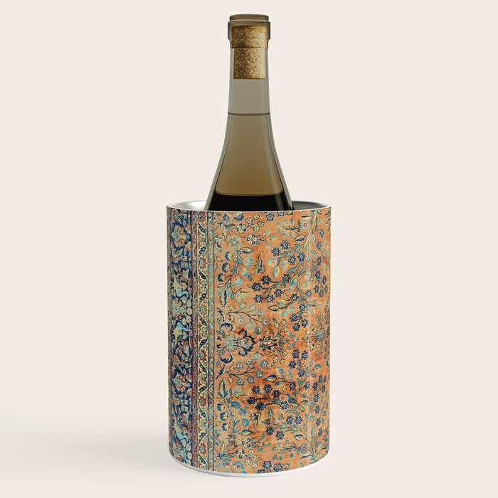 Kashan Floral Persian Carpet Print Wine Chiller Gallery Image 2