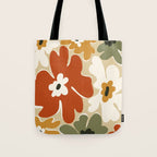 VINTAGE floral house  Tote Bag Gallery Image 1