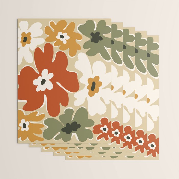 VINTAGE floral house  Wrapping Paper Gallery Image 3