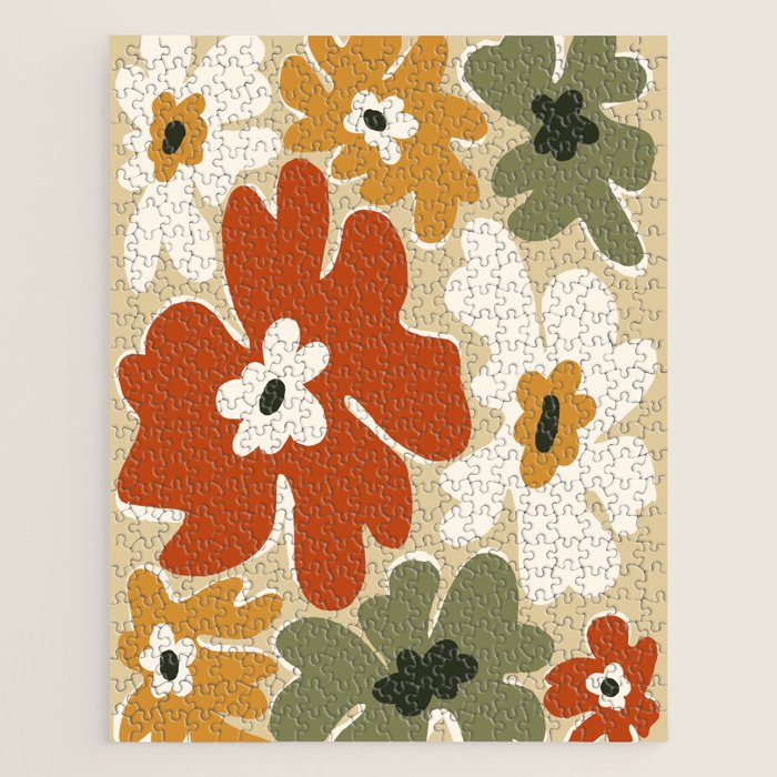 VINTAGE floral house  Jigsaw Puzzle Gallery Image 1