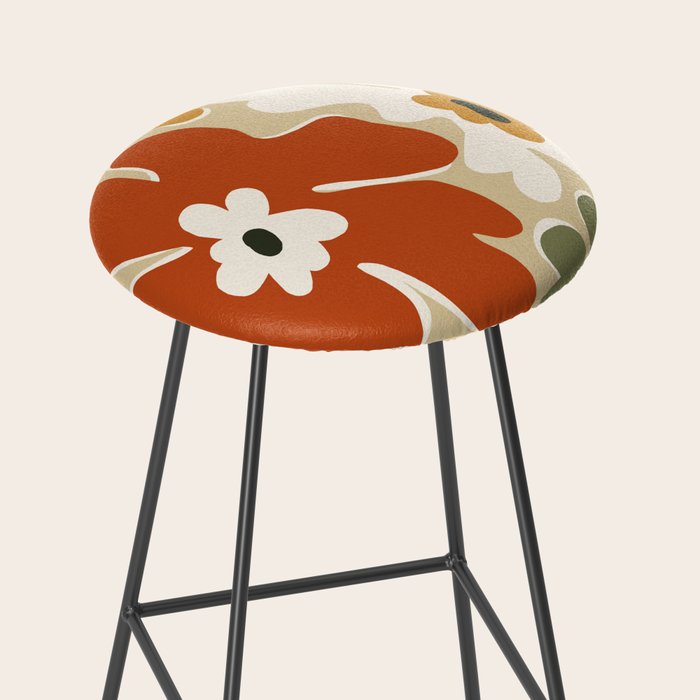 VINTAGE floral house  Stool Gallery Image 2