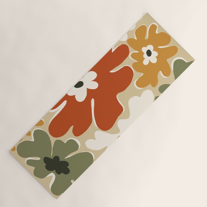 VINTAGE floral house  Yoga Mat Gallery Image 1