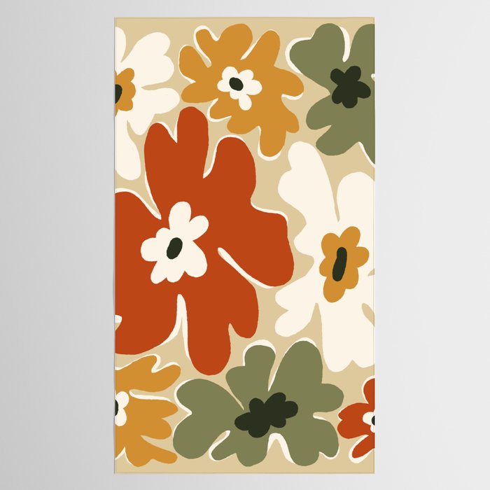 VINTAGE floral house  Tablecloth Gallery Image 2