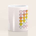 Rainbow Hearts Coffee Mug Gallery Image 4