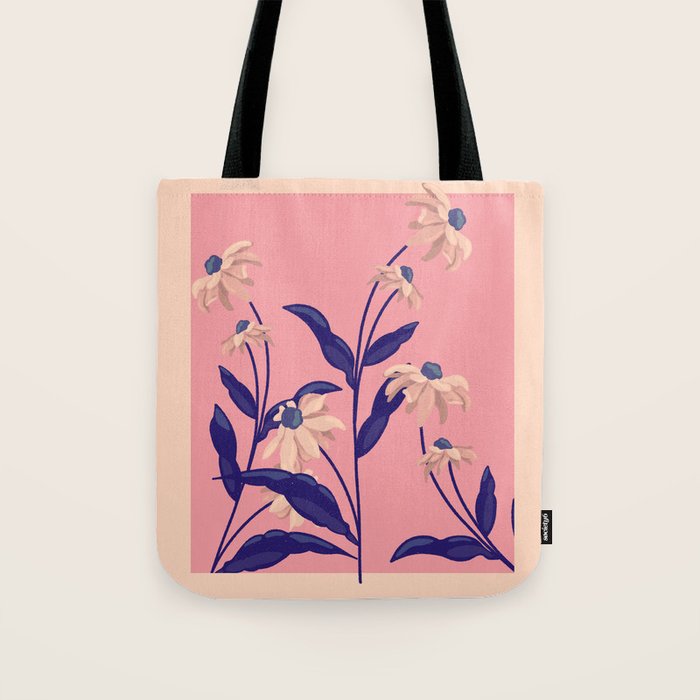 Painterly Floral Art Print Tote Bag Gallery Image 1