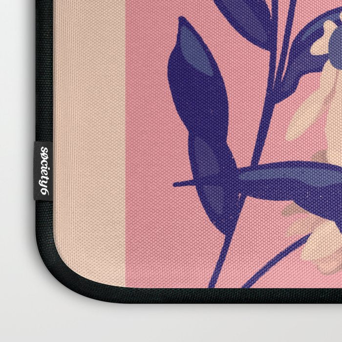 Painterly Floral Art Print Laptop Sleeve Gallery Image 3