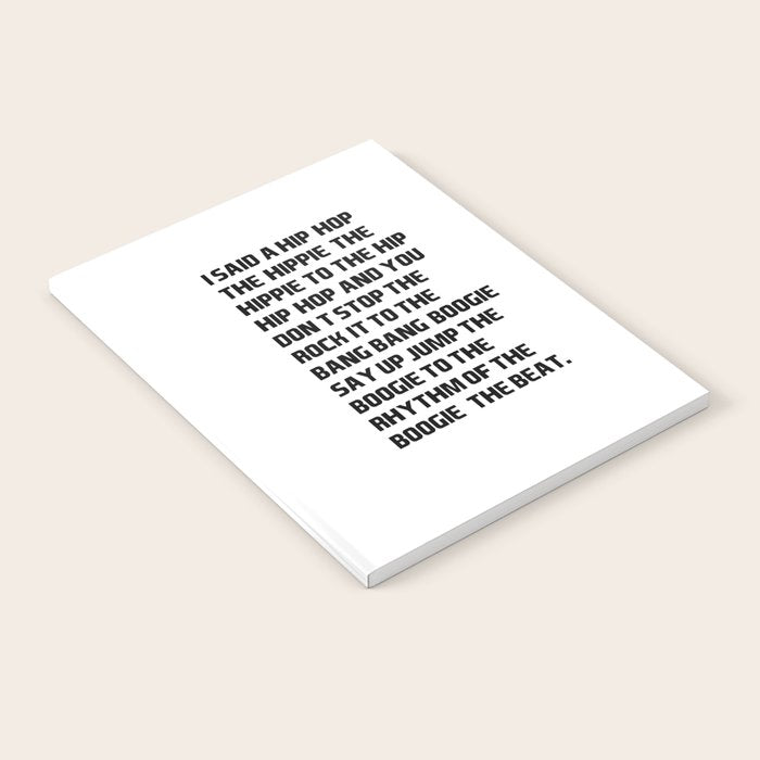 RAPPERS DELIGHT I Said A Hip Hop Notebook Gallery Image 1