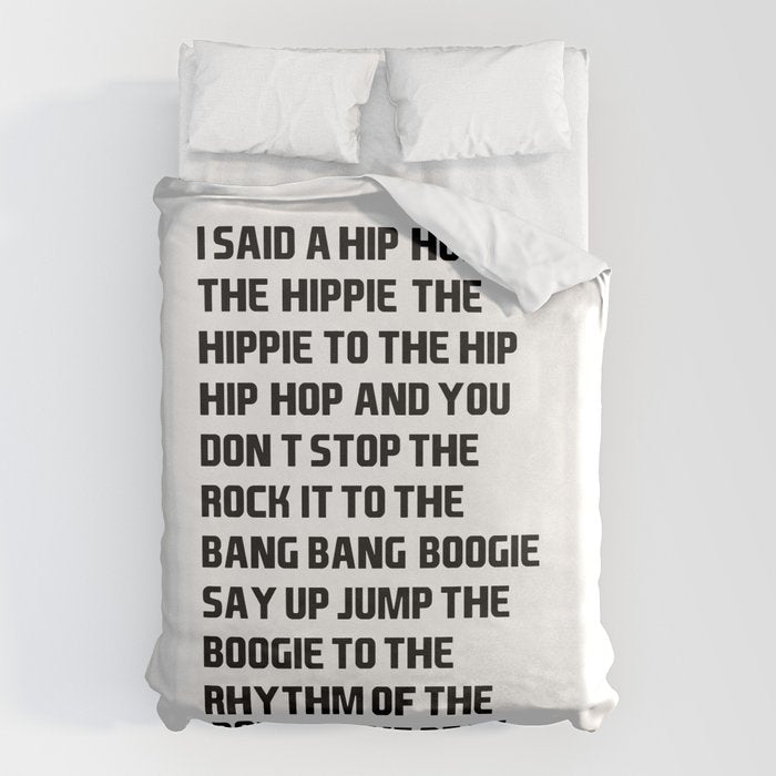 RAPPERS DELIGHT I Said A Hip Hop Duvet Cover Gallery Image 1