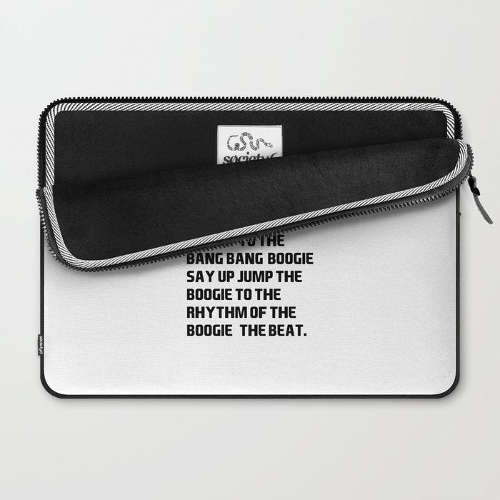 RAPPERS DELIGHT I Said A Hip Hop Laptop Sleeve Gallery Image 2