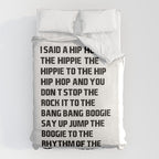 RAPPERS DELIGHT I Said A Hip Hop Duvet Cover Gallery Image 6