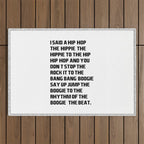 RAPPERS DELIGHT I Said A Hip Hop Outdoor Rug Gallery Image 1