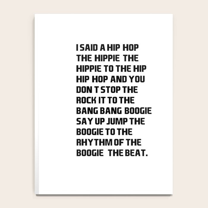 RAPPERS DELIGHT I Said A Hip Hop Notebook Gallery Image 4