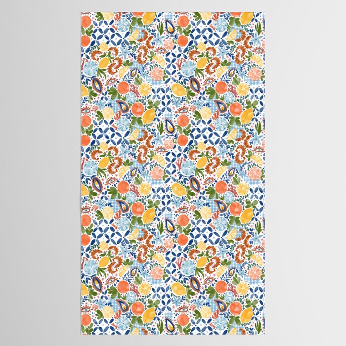 Sunny Coastal Escape Tablecloth Gallery Image 2