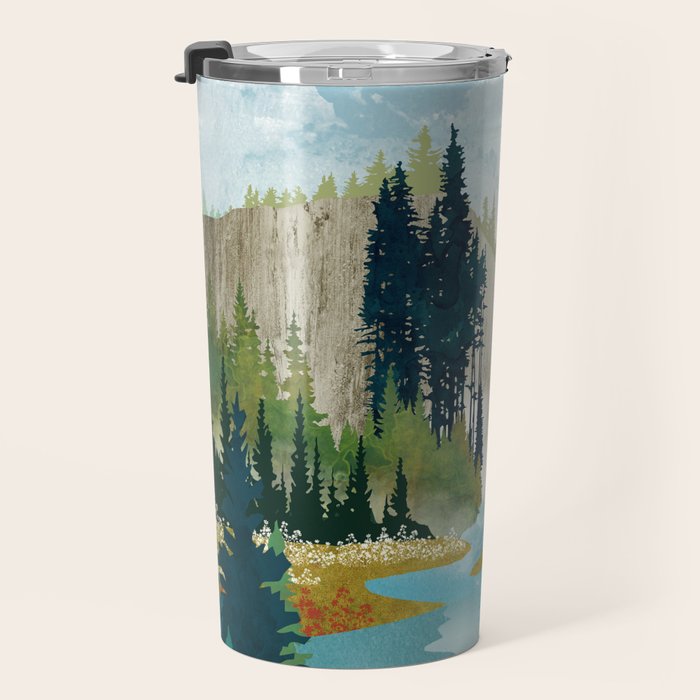 Waterfall Vista Travel Mug Gallery Image 3