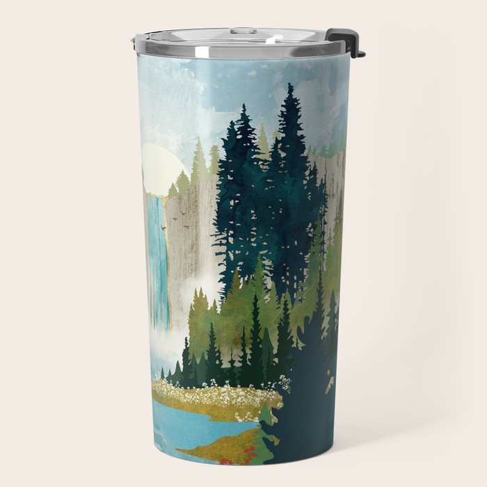 Waterfall Vista Travel Mug Gallery Image 2