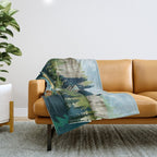 Waterfall Vista Throw Blanket Gallery Image 1