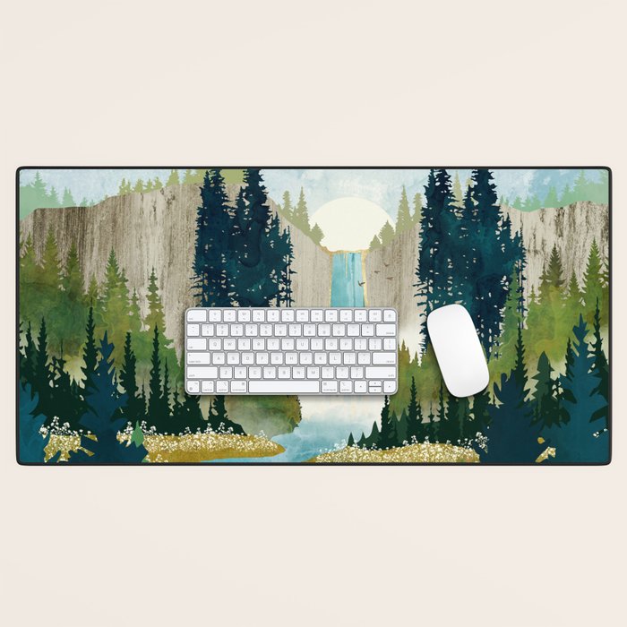 Waterfall Vista Desk Mat Gallery Image 1