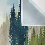Waterfall Vista Wall Tapestry Gallery Image 3