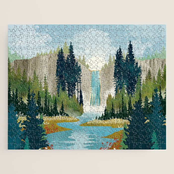 Waterfall Vista Jigsaw Puzzle Gallery Image 1