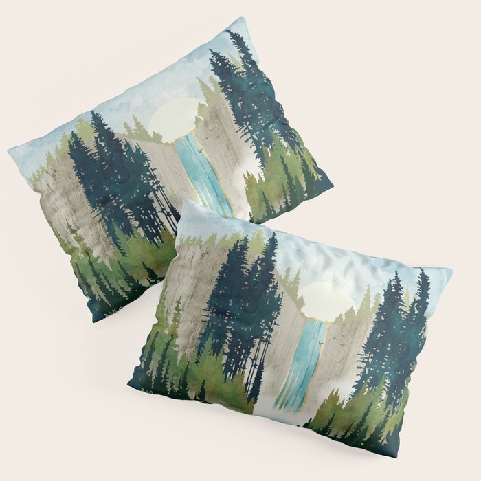 Waterfall Vista Pillow Sham Gallery Image 3