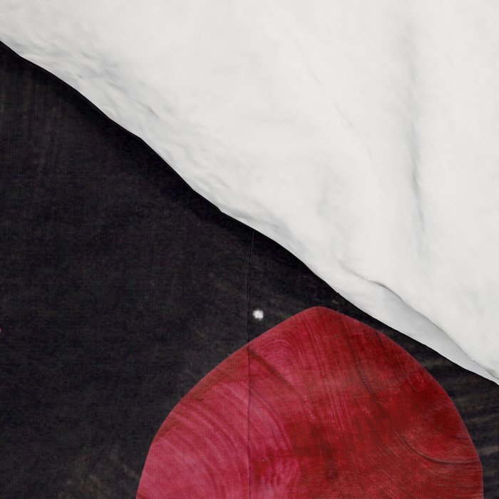 Crimson Dream In Black Comforter Gallery Image 4