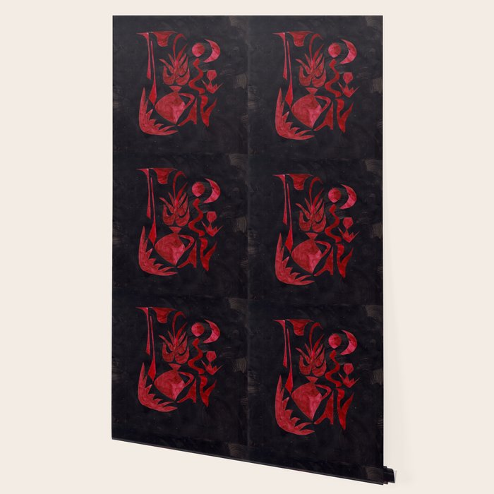 Crimson Dream In Black Wallpaper Gallery Image 2