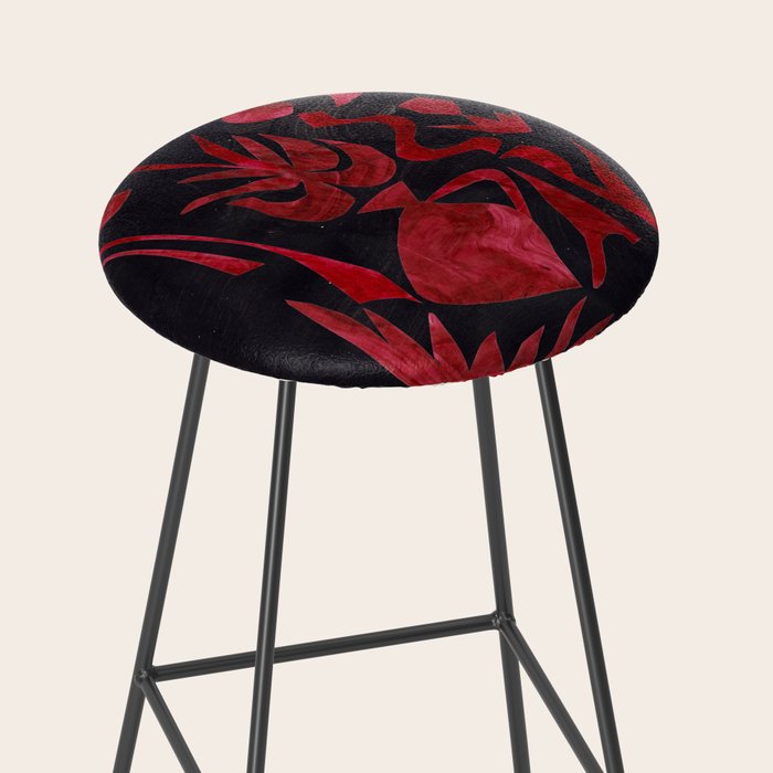 Crimson Dream In Black Stool Gallery Image 2
