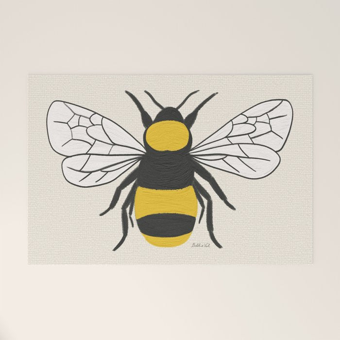 Honey Bumble Bee Welcome Mat Gallery Image 1