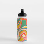 Trippy Rainbow Melt Colorful Abstract Pattern Water Bottle Gallery Image 3