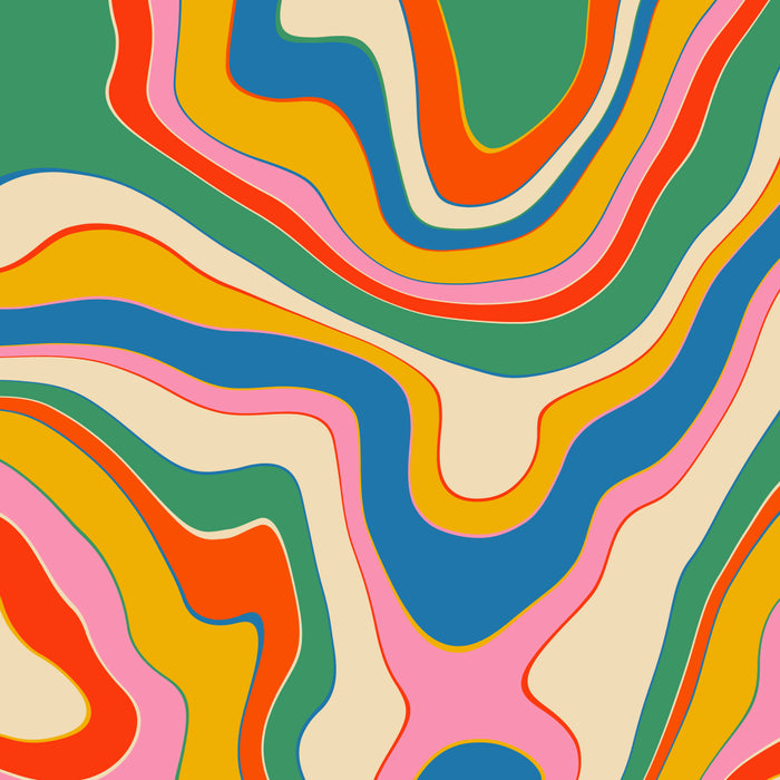 Trippy Rainbow Melt Colorful Abstract Pattern Coffee Mug Gallery Image 2