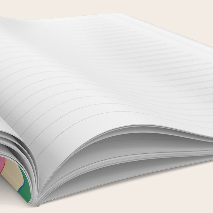 Trippy Rainbow Melt Colorful Abstract Pattern Notebook Gallery Image 2