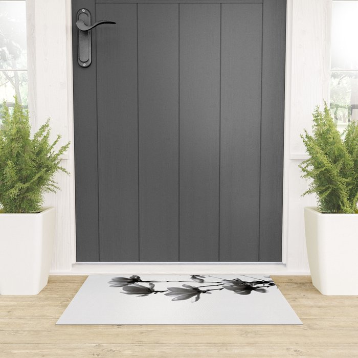 BLACK MAGNOLIA Welcome Mat Gallery Image 3