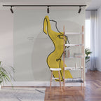 Mustard Moonlight  Wall Mural Gallery Image 1