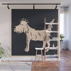 Little dog with cute hair Wall Mural Gallery Image 1