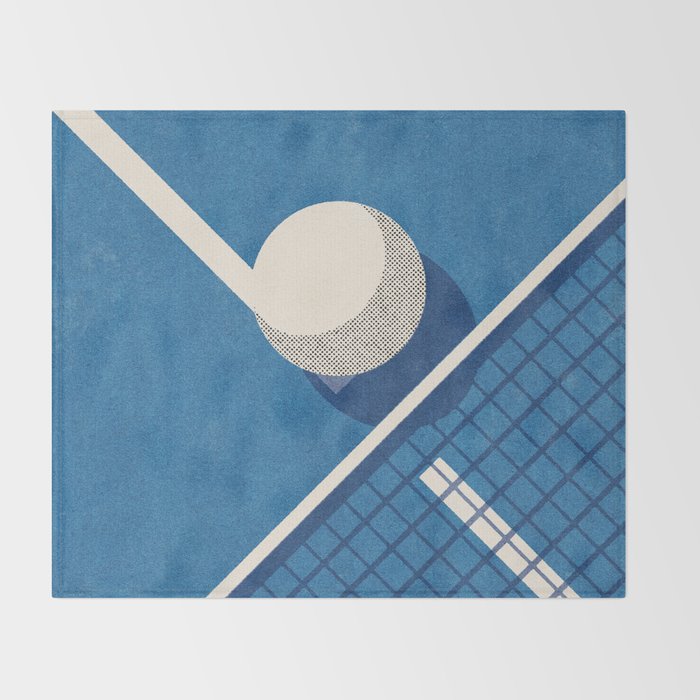 BALLS - Table Tennis - II Throw Blanket Gallery Image 2