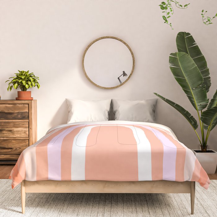 Rise above the Rainbow - Peachy pastels Comforter Gallery Image 3