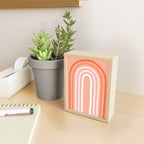 Rise above the Rainbow - Peachy pastels Mini Art Print Gallery Image 2