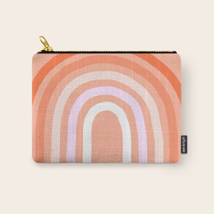 Rise above the Rainbow - Peachy pastels Carry All Pouch Gallery Image 1